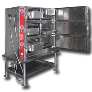 Cocedor de Alimentos a Vapor 3 Compartimientos Madipsa CVD3